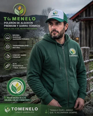 Tomenelo Poleron Algodon capucha